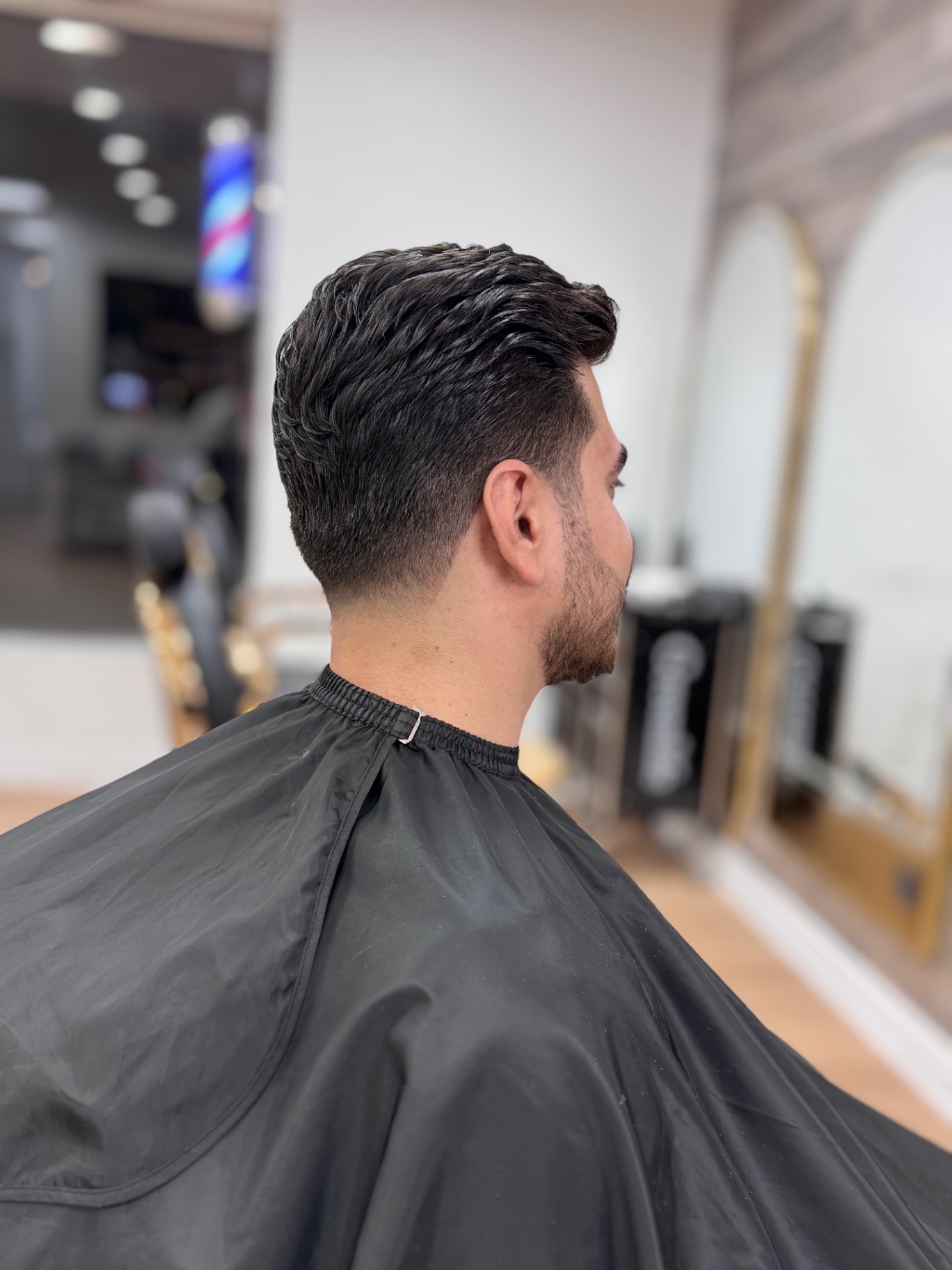 Master barber AJ's signature fade work at Probarber Mississauga